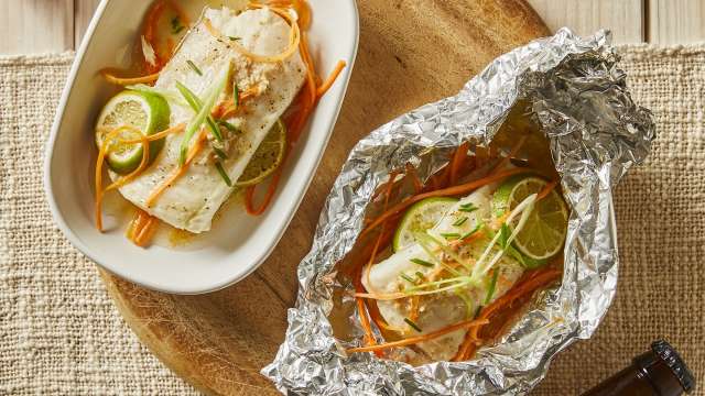 Plaice and papilote with iKi Beer