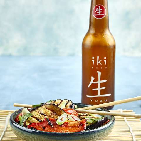 Oosterse groentenmarinade met iKi Beer